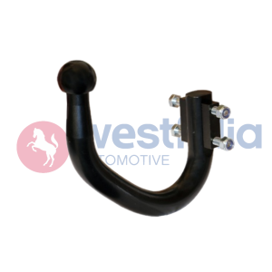 towbar for Skoda Fabia Estate 2021 onwards Fixed Swan Neck (Shelf style bumper) (Receptor Visible) with 13 pin socket